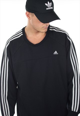 VINTAGE ADIDAS SMALL LOGO SWEATSHIRT JUMPER