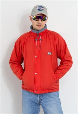 Vintage ski jacket in red men size M