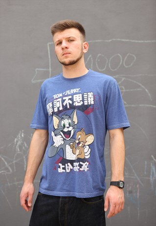VINTAGE 90'S CARTOON GRAPHIC T-SHIRT