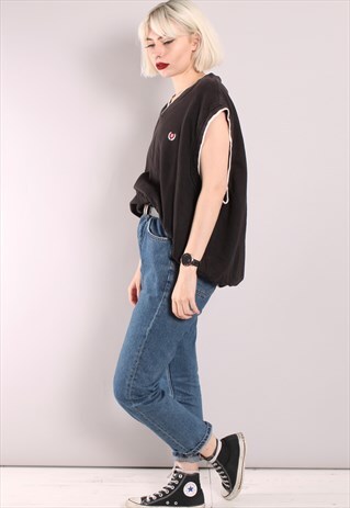 VINTAGE CHAPS RALPH LAUREN SLEEVELESS SWEATSHIRT