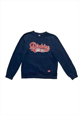 Dickies Navy & Red Print Sweatshirt Jumper