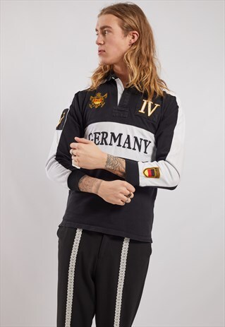 VINTAGE RALPH LAUREN LONG SLEEVE POLO TOP