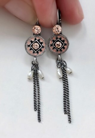 PINK DIAMONTE EARRINGS