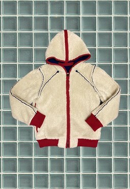 Chanel P32569V21738  AR156 Shearling Effect Hooded Jacket