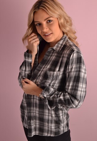 CHECK FLANNEL SHIRT GRS906