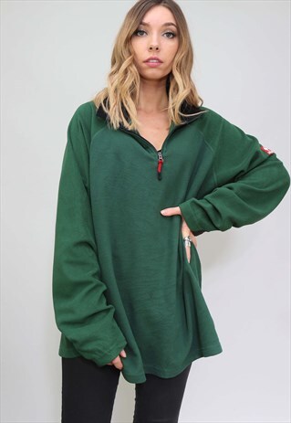 VINTAGE OVERSIZED 1/4 ZIP FLEECE
