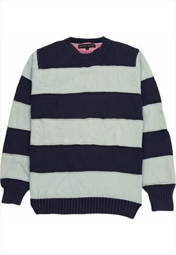 Tommy Hilfiger 90's Knitted Striped Crewneck Sweatshirt Smal