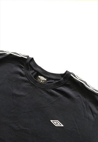 DARK NAVY BLUE UMBRO EMBROIDERED TOP