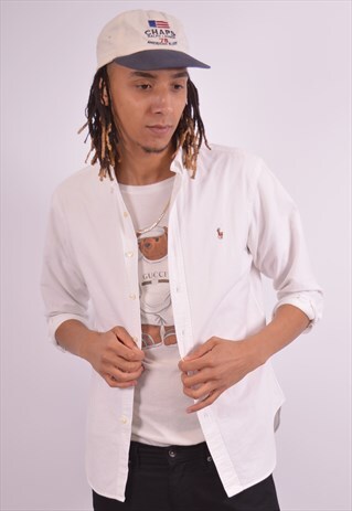 VINTAGE RALPH LAUREN SHIRT WHITE