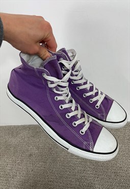 Hi-Top Converse All Star in Purple UK Size 12