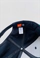VINTAGE 90S NIKE SNAPBACK BLACK FLAT PEAK HAT CAP