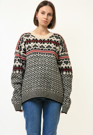 ICELAND DENMARK NORWAY KNITWEAR HANDKNITTED JUMPER 4559