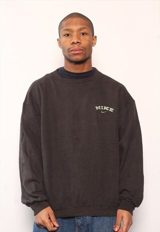 VINTAGE NIKE LOGO SWEATSHIRT BLACK