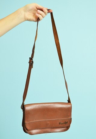 80'S RETRO MINIMALIST REAL LEATHER PETITE BAG