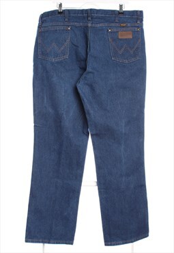 Vintage 90's Wrangler Jeans Denim Straight Leg Blue Men's 38