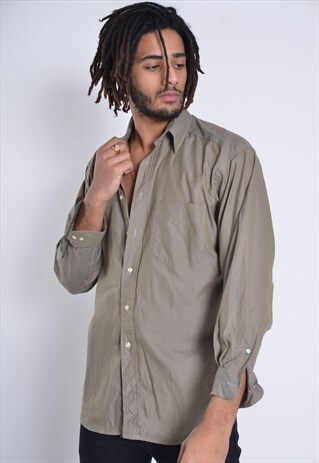 VINTAGE TOMMY HILFIGER LONG SLEEVE SHIRT GREEN