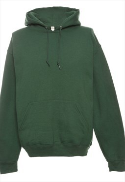 Green Jerzees Hooded Sweatshirt - M