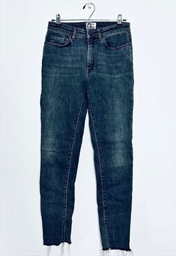 Acne Studios Grey Seared Skinny Jeans