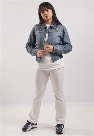 VINTAGE WRANGLER ZIP-UP DENIM JACKET
