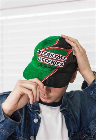 VINTAGE INTERSTATE RACING CAP LOGO 90S 3.5