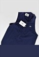 VINTAGE 90'S LACOSTE POLO SHIRT NAVY BLUE