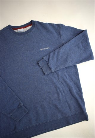 VINTAGE 90S COLUMBIA BLUE MARLE SWEATSHIRT