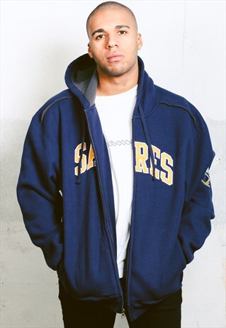 VINTAGE NHL SABRES HOODIE JACKET