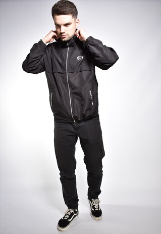 VINTAGE SERGIO TACCHINI HOODED WINDBREAKER JACKET