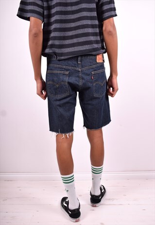 LEVI'S 514 MENS VINTAGE DENIM SHORTS W36 BLUE 90'S