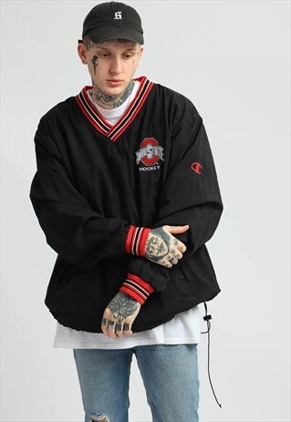 VINTAGE CHAMPION ZIPLESS SHELL JACKET