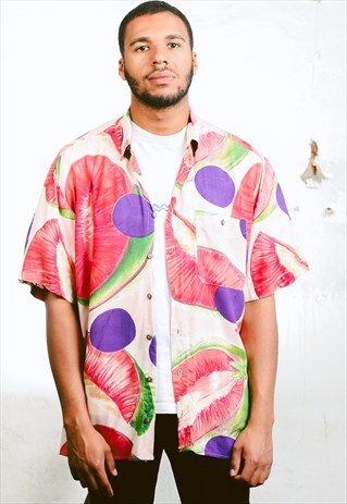 VINTAGE FRUIT PRINT SHIRT