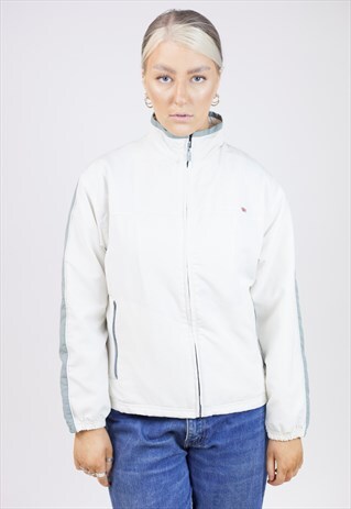 VINTAGE 90S REEBOK CREAM SPORTS JACKET