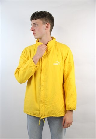 VINTAGE PUMA 90'S MUSTARD JACKET
