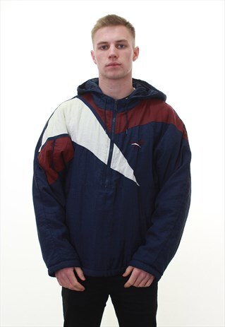 VINTAGE REEBOK 1/2 ZIP PULLOVER COAT