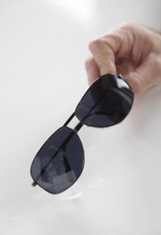 VINTAGE PAPILLON BLACK FRAME, BLACK LENSES