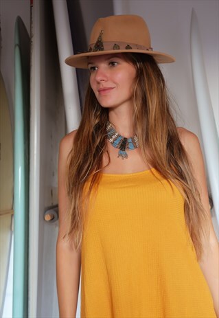 VINTAGE RARE FIND HAT HAT GYPSY BOHO BOHEMIAN 70S