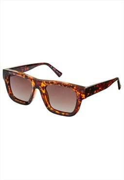Polarized Tortoise Sunglasses made with Light Brown Lenses