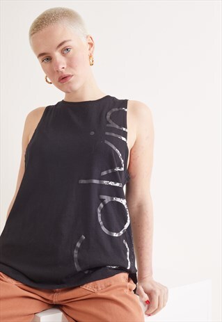 VINTAGE CALVIN KLEIN VEST BLACK
