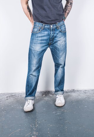 VINTAGE BLUE LEVI'S 501 JEANS