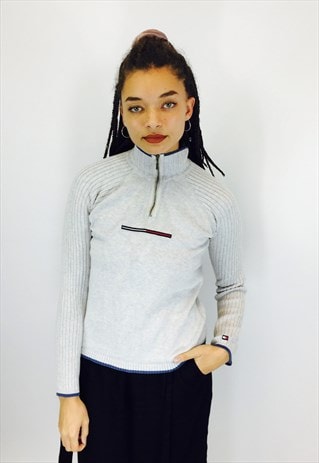 TOMMY HILFIGER 90S COTTON KNIT JUMPER