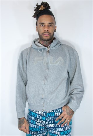 FILA VINTAGE HOODIE GREY