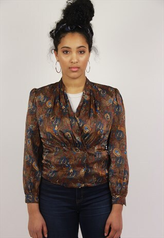 VINTAGE PATTERNED BLOUSE