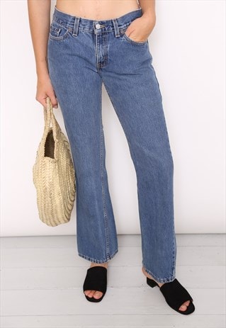 VINTAGE LEVI'S BLUE KICK FLARE JEANS
