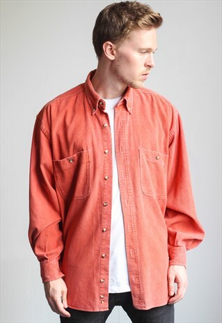 VINTAGE OVERSIZED CORDUROY SHIRT