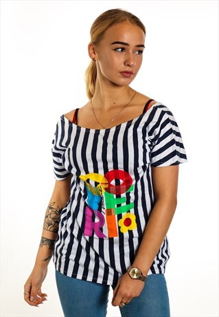 VINTAGE PATTERNED T-SHIRT T299