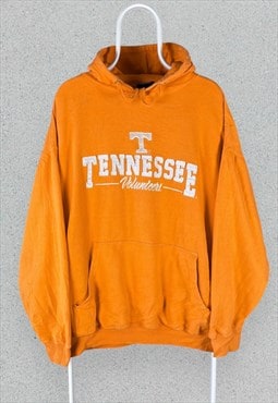 Vintage Tennessee Orange Hoodie Spell Out Mens XXL