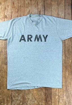 Vintage Grey Print T - Shirt 