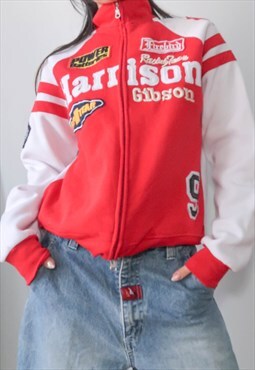 vintage sportwear race track jacket
