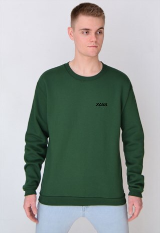 GREEN XOXO SWEATSHIRT