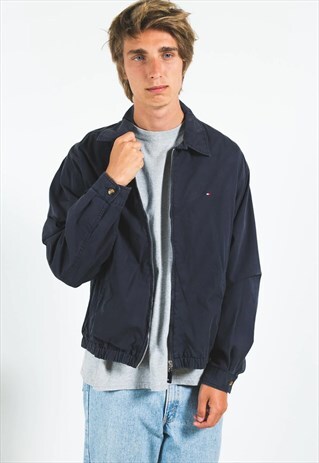 VINTAGE 80S TOMMY HILFIGER HARRINGTON JACKET / S2982